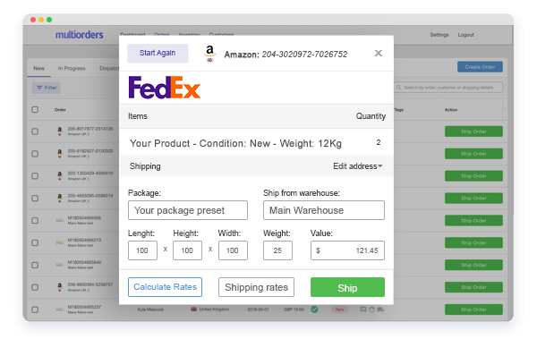 FedEx-shipping-integration-presets