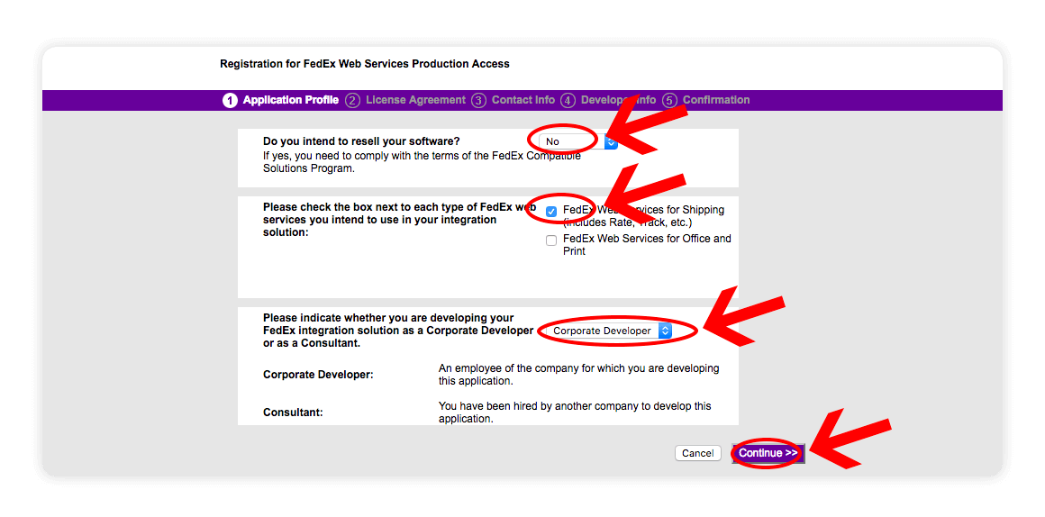 Fedex Web Services Application Profile - multiorders integrations guide