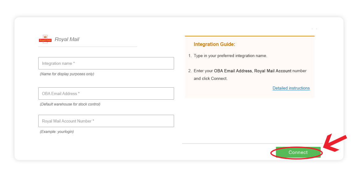 Royal mail integration guide Multiorders